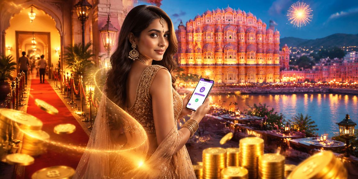 Indian player using mobile payment method in Jaipur